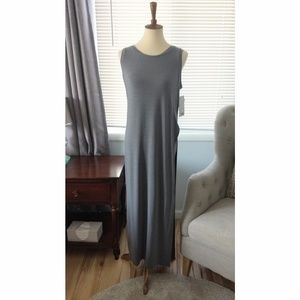 Athleta Sheath High Slit Maxi Dress w/ Short Underskirt